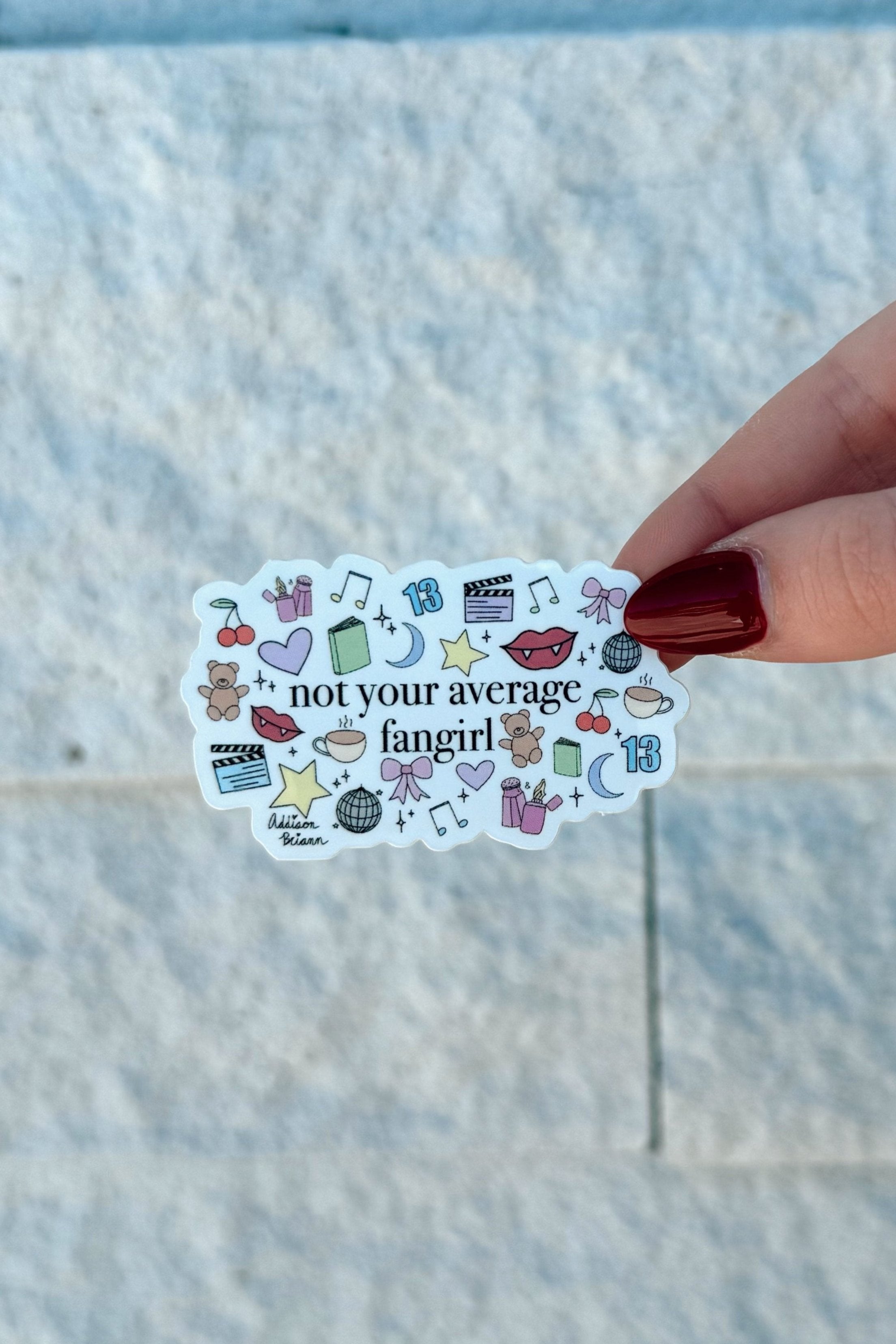 Notyouraverageflight Sticker doodle sticker – Not Your Average Fangirl