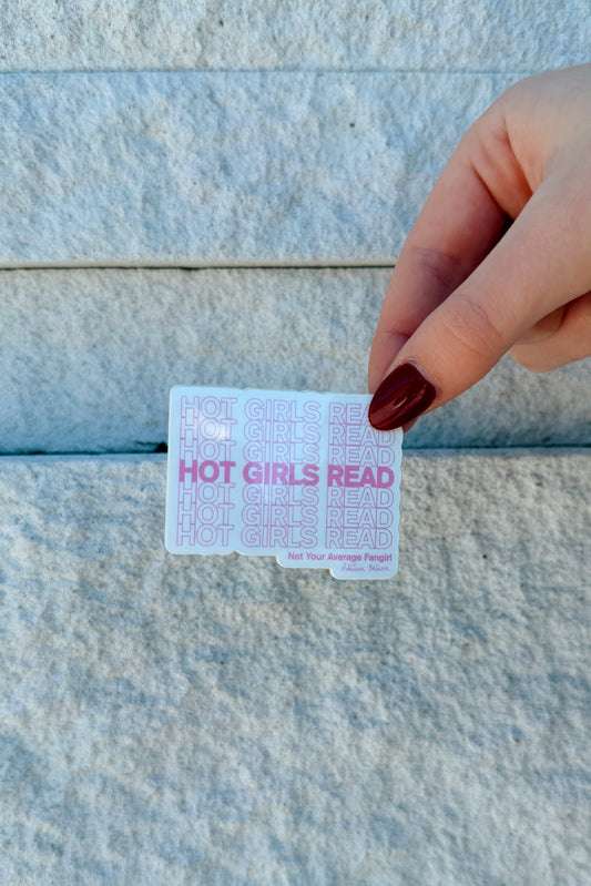 hot girls read sticker